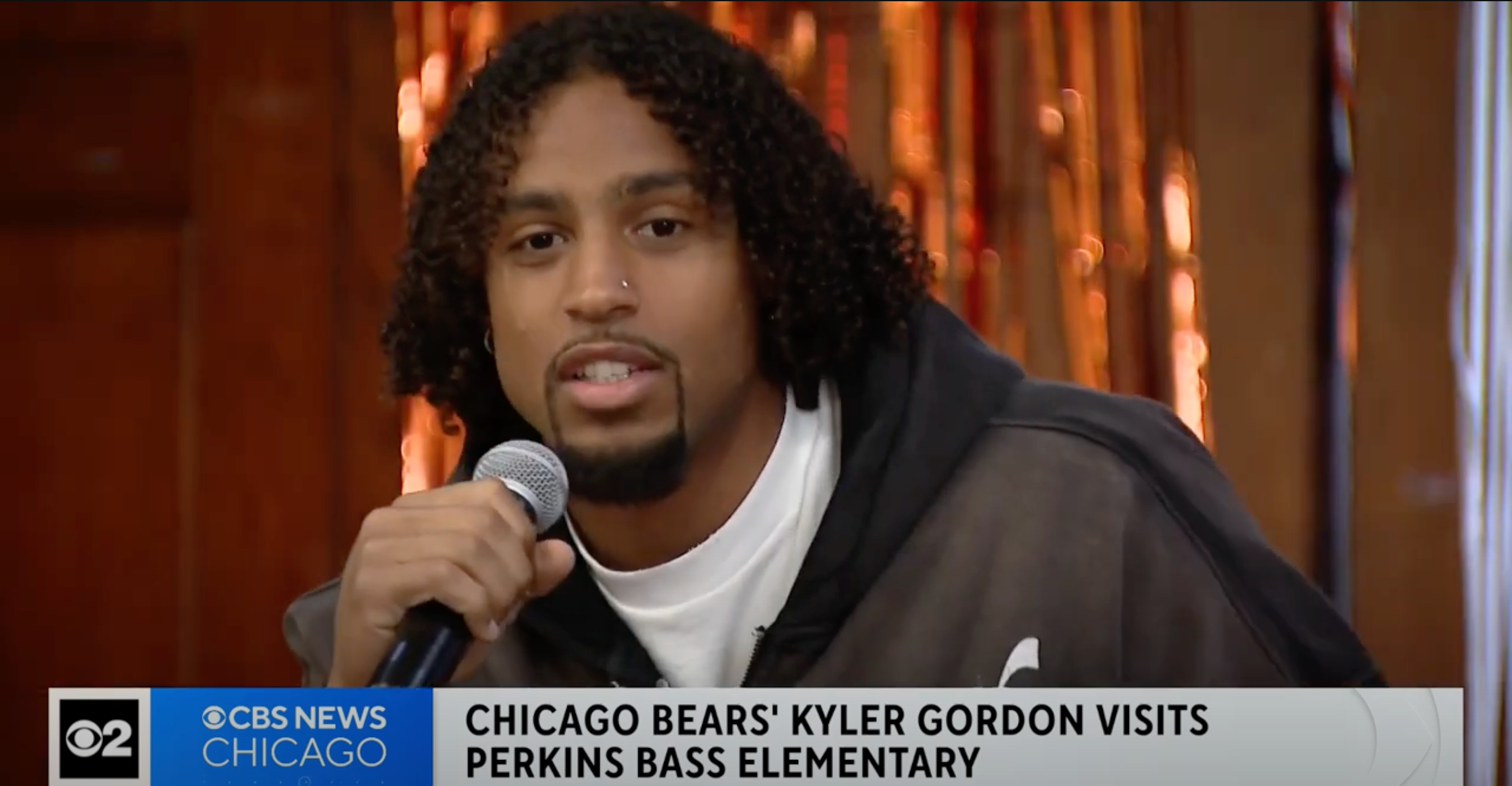 Making a special visit to South Side students